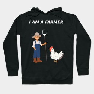 I am a real farmer Hoodie